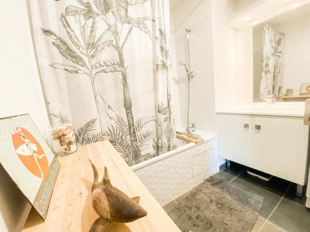 L'Olympique: Appartement Cosy, Vue Canal Grande Terrasse Et Parking Vaires-sur-Marne Luaran gambar